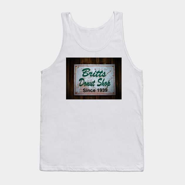 Britt's Donut Shop Sign 1 Tank Top by Cynthia48